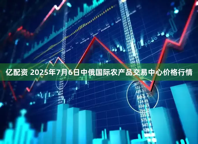 亿配资 2025年7月6日中俄国际农产品交易中心价格行情