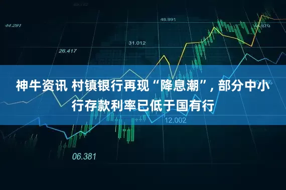 神牛资讯 村镇银行再现“降息潮”, 部分中小行存款利率已低于国有行